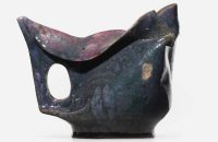 george ohr glazed earthenware pitcher