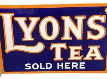 A_Lyons_Tea_Sold_Here_double_sided_enamel_sign_with_hanging_flange