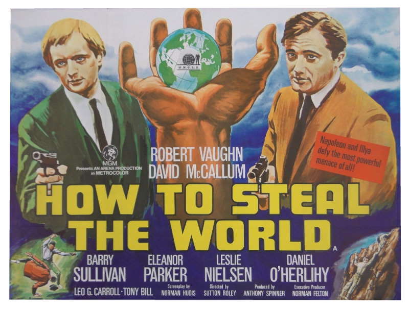How to Steal the World the man from uncle quad poster