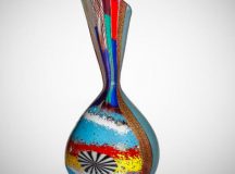Oriente Unique Monumental Anfora Ape Vase by Dino Martens