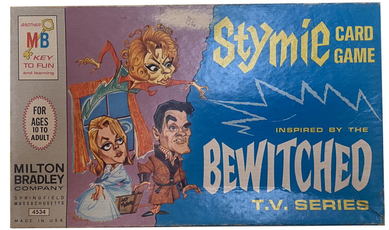Bewitched TV Series Stymie Card Game By Milton Bradley
