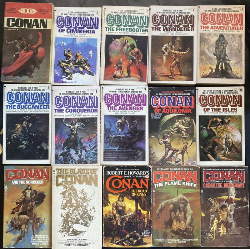 conan books from lance publications
