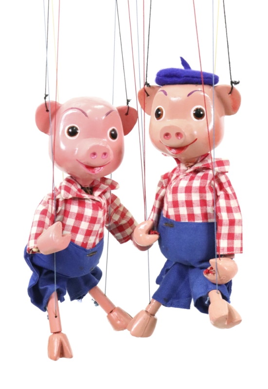 Pinky and Perky Pelham Puppets