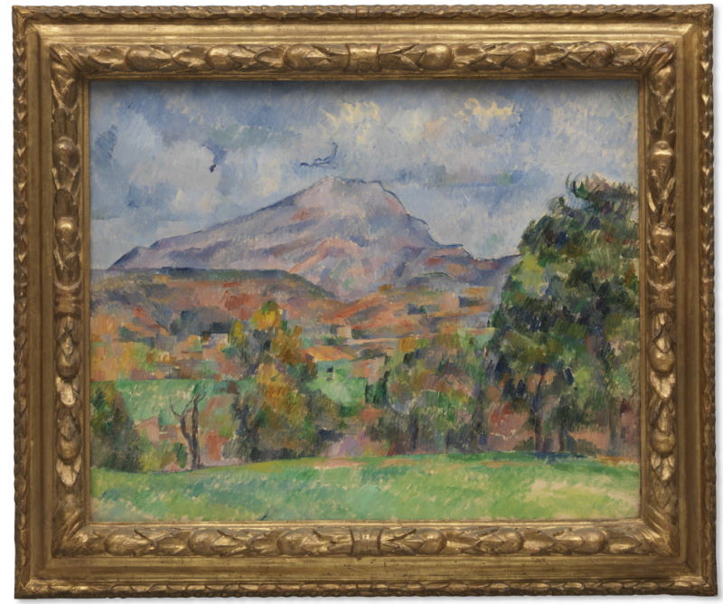 La montagne Sainte-Victoire by Paul Cezanne