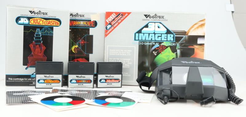 Vetrex Vintage Console 3D Imager & Games