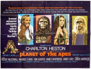 “Planet Of The Apes” Original British Quad Poster - Movie Poster