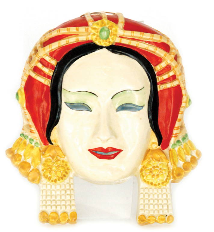Clarice Cliff Chahar wall mask