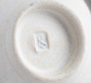 Lucie Rie Embossed Pottery Mark