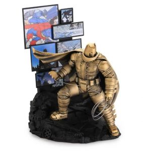 Royal Selangor Batman figure from Batman The Dark Knight Returns gilt edition