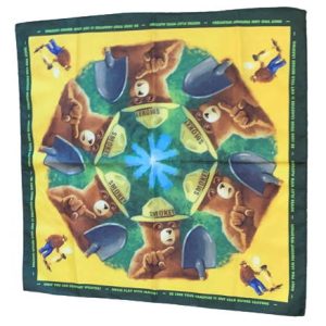 Smokey the Bear 50th Anniversary Silk Scarf Bandana