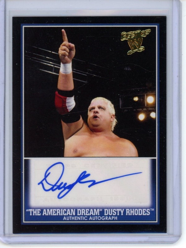 2013 Topps Best Of WWE Autograph The American Dream Dusty Rhodes