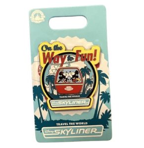 Disney Parks Skyliner Mickey & Minnie Mouse On The Way To Fun Disney Pin