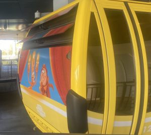 Disney Skyliner Gondola featuring Beauty and the Beast