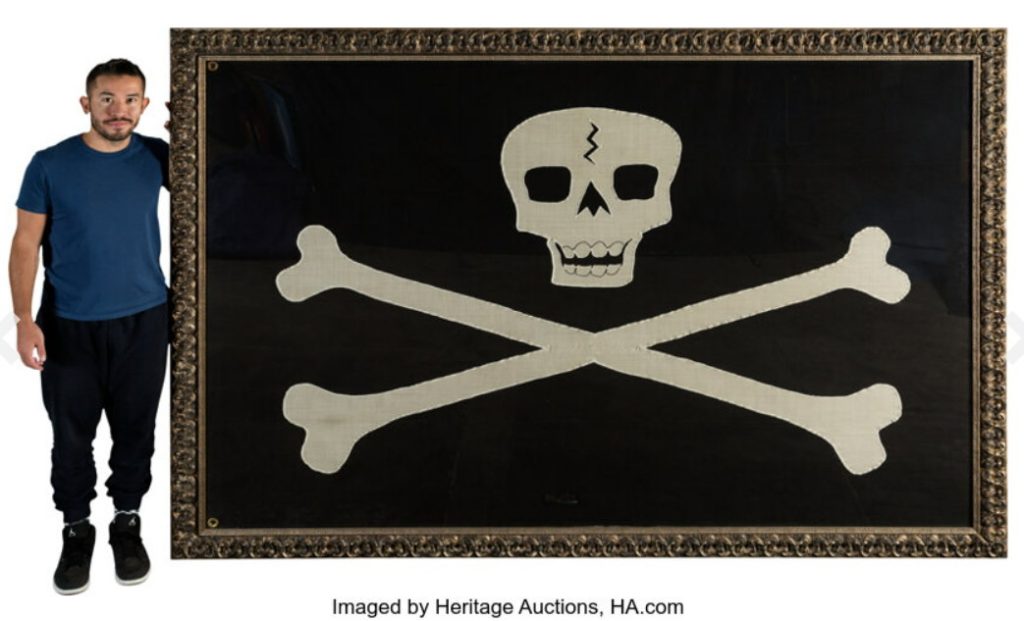 Disneyland Chicken of the Sea Pirate Ship 8ft Jolly Roger Flag