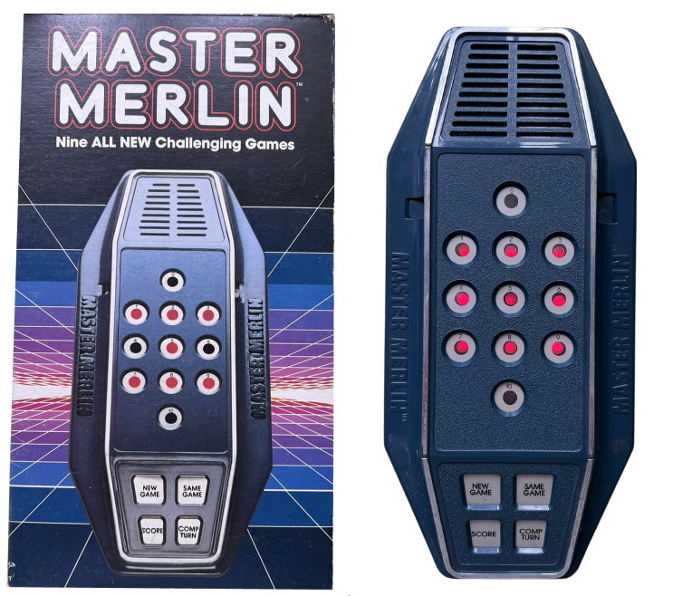 1978 Merlin Electronic Wizard Parker Brothers Vintage Hand