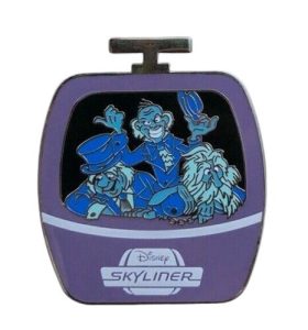 WDW Skyliner Mystery Haunted Mansion Disney Pin