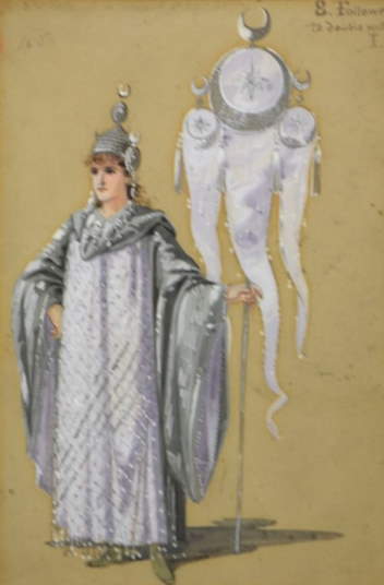 William John Charles Pitcher Wilhelm costume design for 40 Thieves