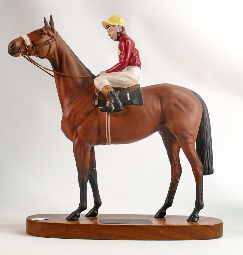 Beswick Connoisseur model of Red Rum with Brian Fletcher up