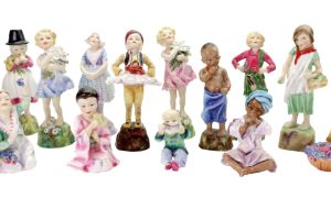 Royal Worcester Children of the Nations Series by Freda Doughty