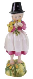 Welsh Girl from Royal Worcester Children of the Nations Series