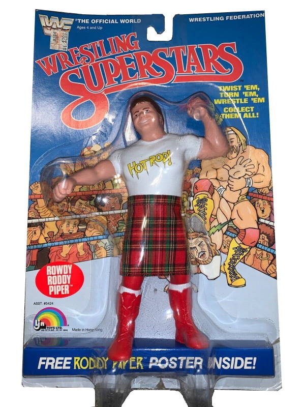 ROWDY RODDY PIPER LJN WWF MOC Wrestling Superstars