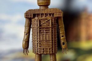 The Wicker Man Burning Man Figurine Sculpture