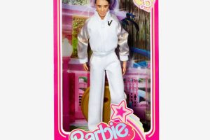 Ken Doll in White and Gold Tracksuit from Barbie The Movie Exclusive Mattel Creations