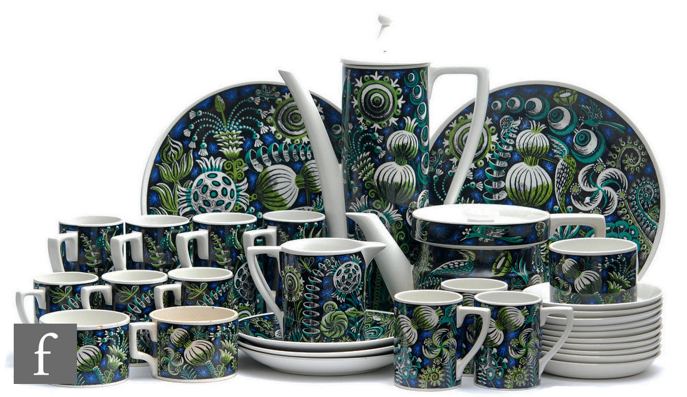 Susan Williams-Ellis Portmeirion Magic Garden tea and coffee set