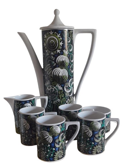 Vintage Portmeirion Magic Garden Coffee Set