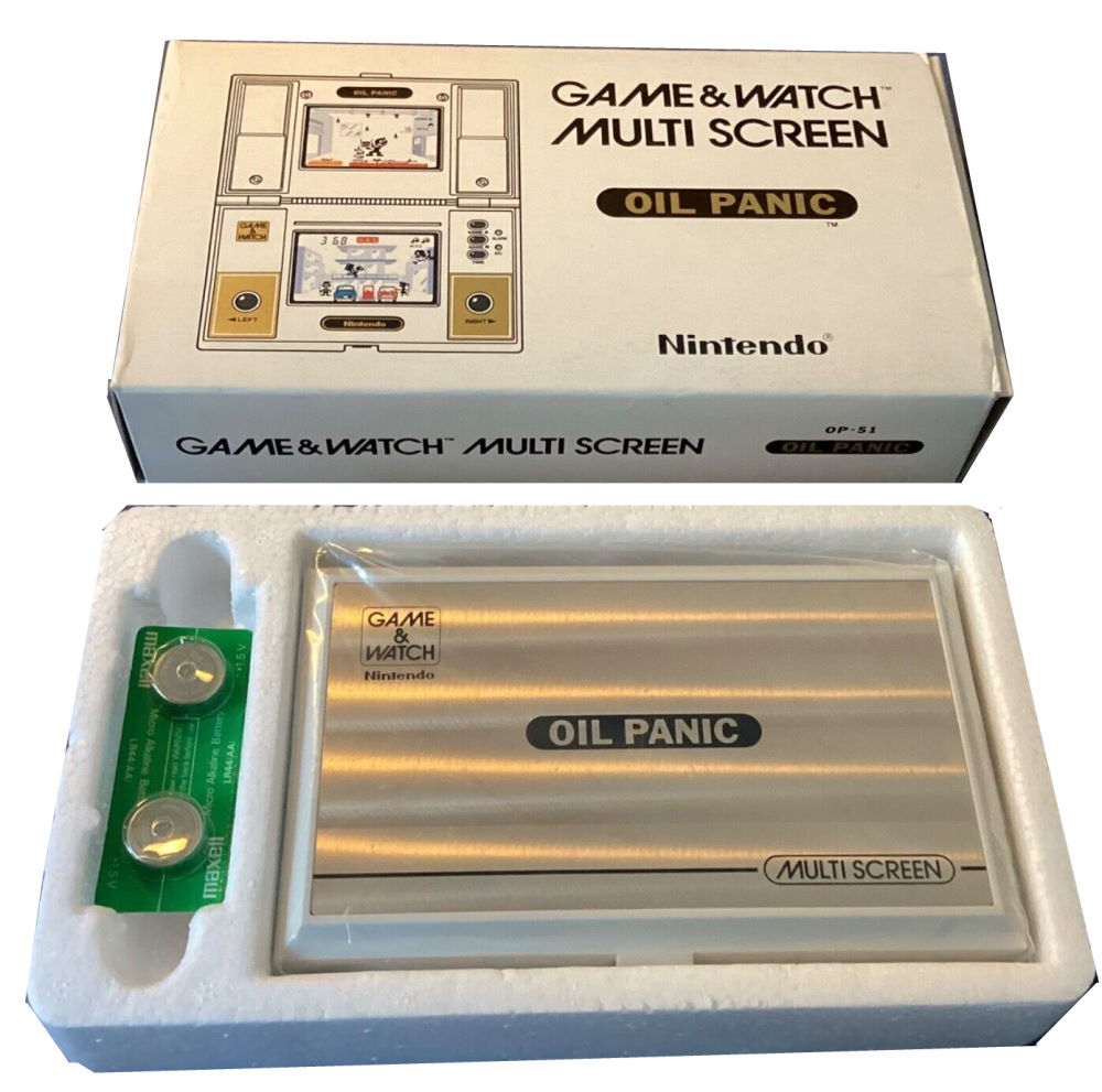 Original Nintendo Game & Watch Oil Panic OP-51
