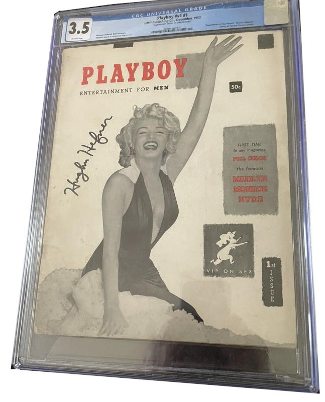 Playboy First Issue Original December 1953 Cgc Grade 3 5 Marilyn Monroe