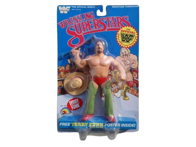 Terry Funk WWF LJN Wrestling Superstars Figure 1986
