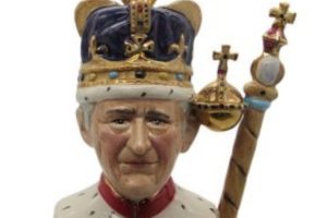 King Charles III Character Bust from Bairstow Pottery