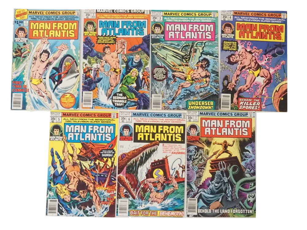 Marvel Man from Atlantis comics 1-7