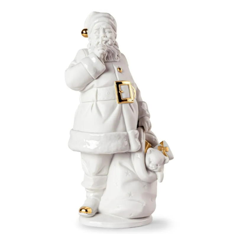 Lladro Santa White Gold Online Exclusive