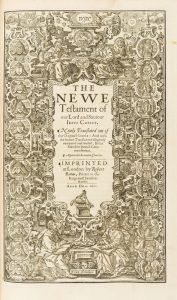 1611 New Testament from early King James Bible