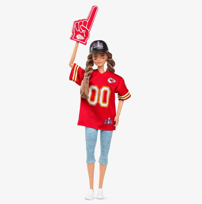 Barbie NFL Super Bowl Champion Doll Kansas City Chiefs