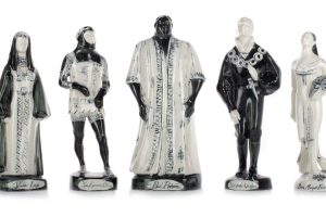 Susan Parkinson For Briglin Potter Rare Complete Set Of Five Theatrical Figures