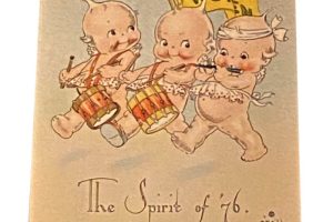 Votes For Women - Rose O'Neill Woman Suffrage Kewpie Postcard The Spirit of 76