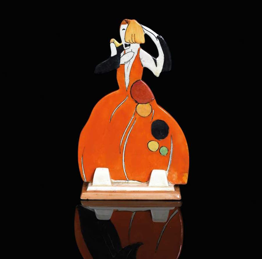A Clarice Cliff Bizarre Age of Jazz figure designed by Clarice Clif no 433