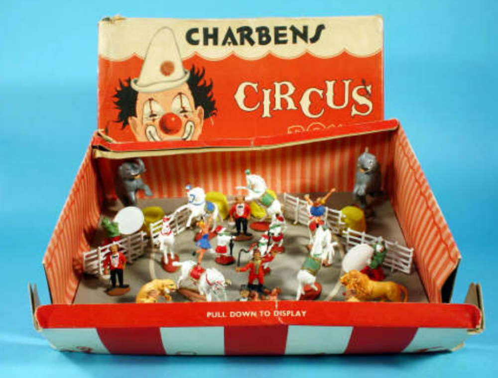 Charbens Plastic Circus Set 1960s