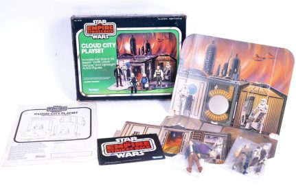 A rare vintage Kenner made Star Wars 'Cloud City Playset action figure playset