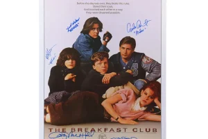 THE BREAKFAST CLUB Cast-autographed Commercial Poster