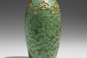 Frederick Hurten Rhead for Arequipa Pottery Vase With Leaves