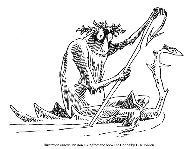 Tove Jansson Gollum from The Hobbit