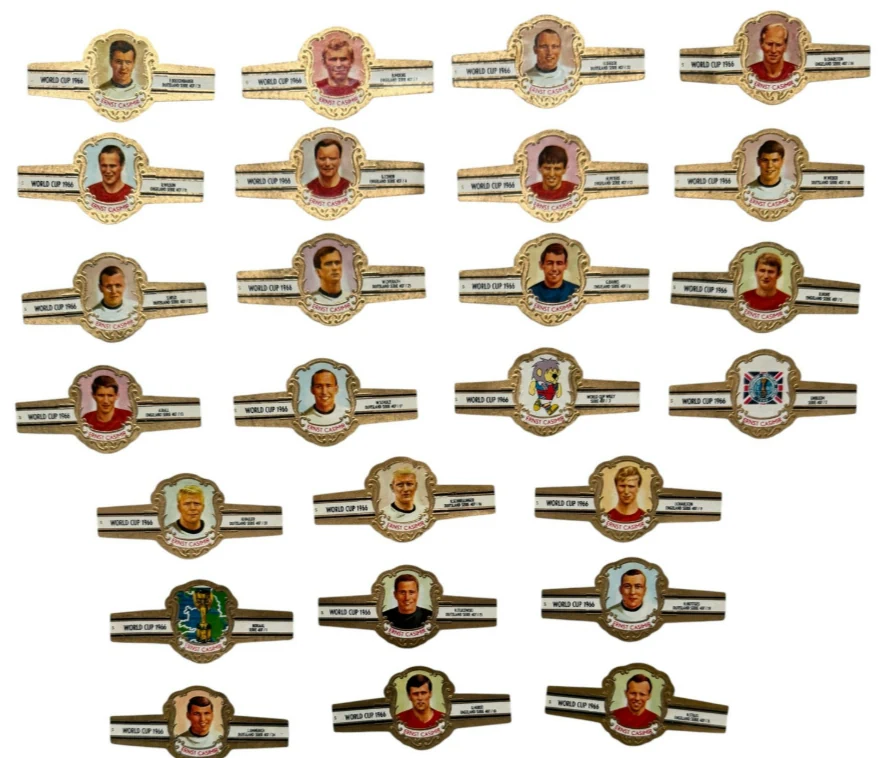 1966 WORLD CUP CIGAR BANDS