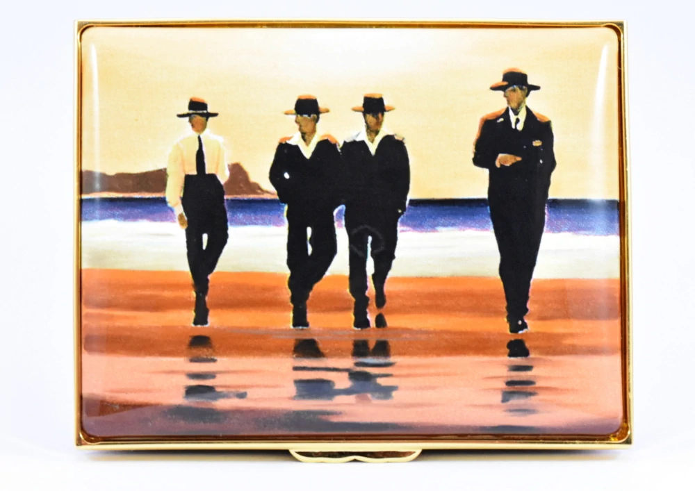 Halcyon Days Limited Edition The Billy Boys By Jack Vettriano Enamel Box
