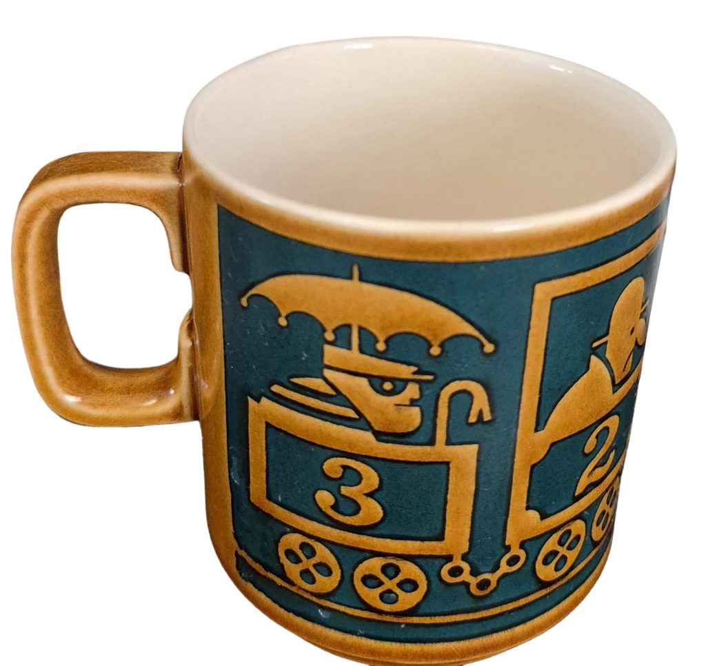 Hornsea Pottery Train Robber Mug Reverse