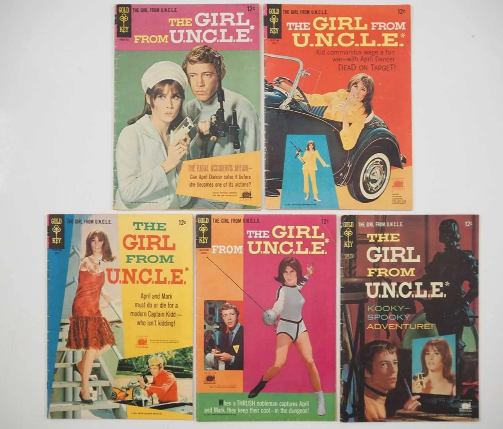 THE GIRL FROM UNCLE Gold Key Comics 1-5