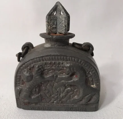 1919 Paul Poiret Aladin Rosine Metal Perfume Bottle